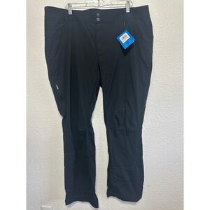 Columbia Women's Black Convertible Outdoor Omni Shield Pants Straight Leg  20W